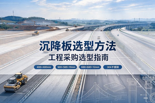 康县沉降板选择方法