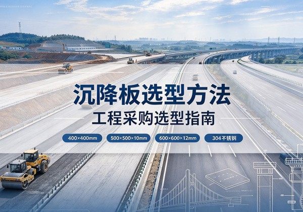 康县沉降板选择方法